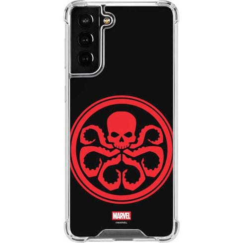 Marvel Captain America Hydra Symbol Galaxy S21 FE Clear Case
